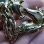 Vintage 1980s New View - Horses in a Heart Shape Brooch Pin and Vintage Weiss gilt horses head brooch 35 each Image 6