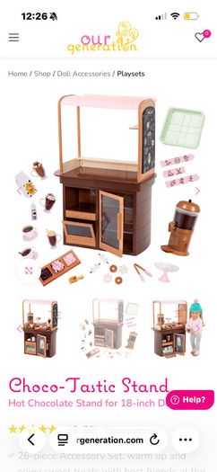 Our Generation Hot Chocolate Stand