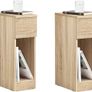 2 x  Nightstand Set of 2 Bedside Tables with Drawer for Box Spring, Sofa Table, Side Table, Image 10