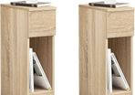 2 x  Nightstand Set of 2 Bedside Tables with Drawer for Box Spring, Sofa Table, Side Table,