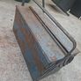 Old Vintage Cantilever Toolbox and Tools Image 8