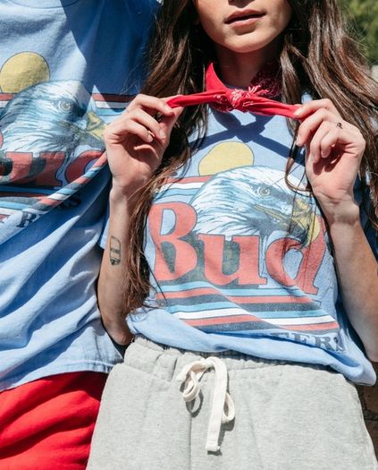 Junk Food Budweiser Tee BNWT
