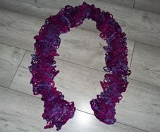 Hand Crochet Knitted Scarf