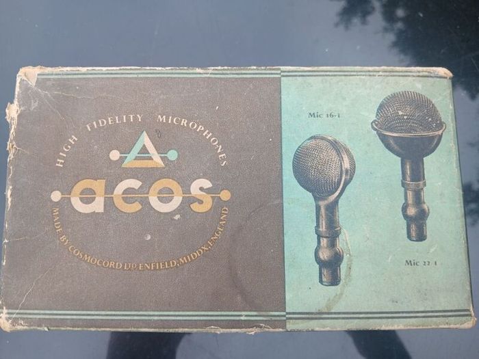 Vintage microphone (boxed)
