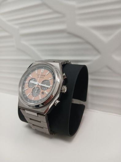 Citizen Zenshin Chronograph copper/salmon dial