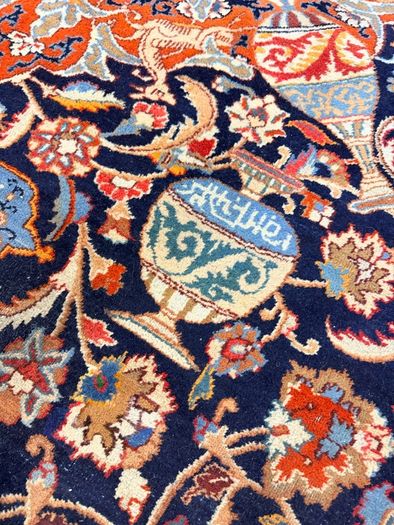 Stunning 1960s Kashmar Pictorial Rug. A Masterpiece of Persian Craftsmanship