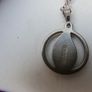 Vintage Sterling Silver 925 Red Teardrop Pendant and Chain 3g Image 5