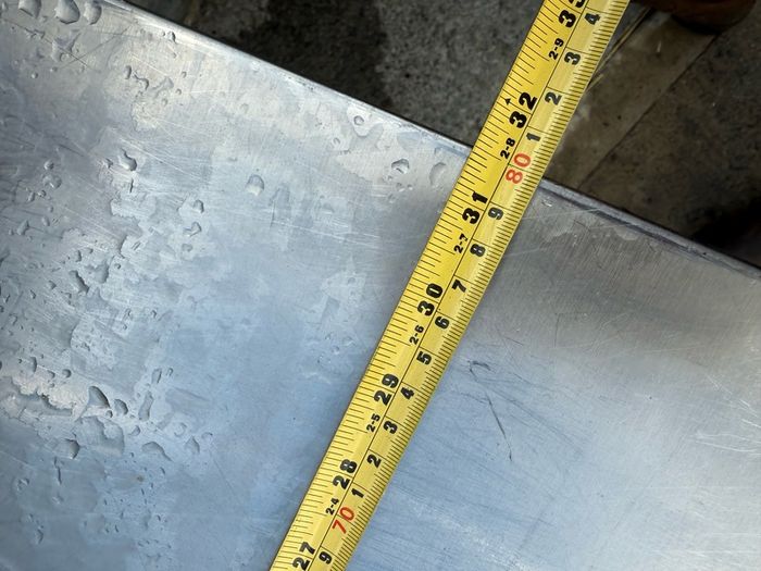 Stainless steel table