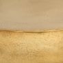 Coffee Table Hammered Aluminium 70x30 cm Brass Image 2