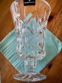 Killarney Crystal Vase (New) 18 cm H