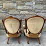 Superb Pair of 19th Century Walnut Armchairs. Image 9