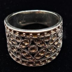 sterling silver ring size O