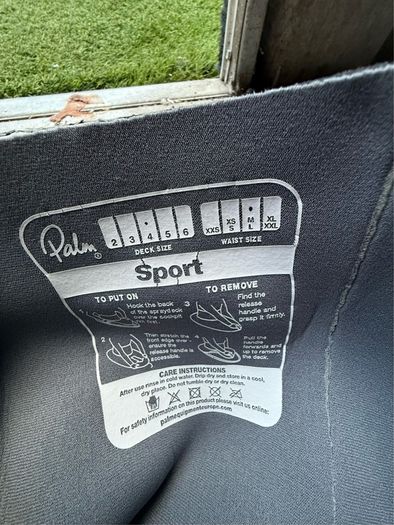 Palm Sport Neoprene Spray Deck Medium to Large