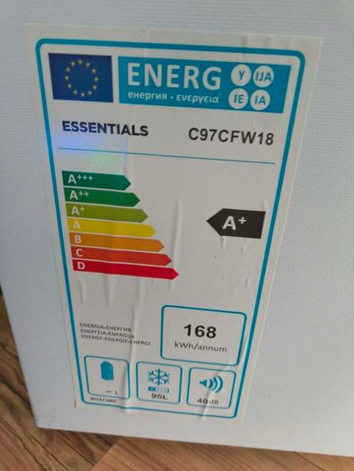 Essentials Chest Freezer 95L