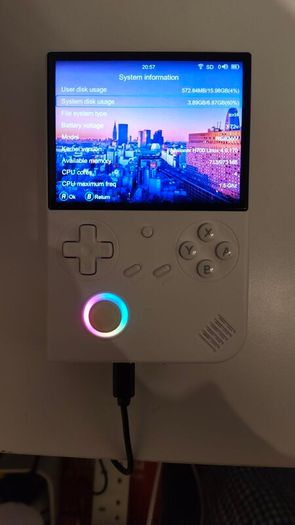 ANBERNIC RG 40XXV handheld retro console classic gaming emulation
