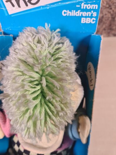 Vintage  Edd The Duck Hand Puppet Soft Toy From Bbc Tv 1990 Boxed
