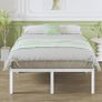 5ft Metal Platform Bed Frames King Size with Storage Space Underneath Image 4