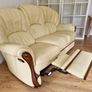 Luxury Italian Leather Recliner Suite Image 2