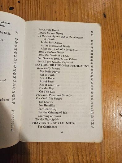 RARE. PRAYERS FOR Today Compiled By Bishop Terence Cooke Cardinal Of Newyork 1968 to 1983.  Complete With facsimile Signature On Cover And Hand Written Signature On Inside. Paperback In Good Condition.