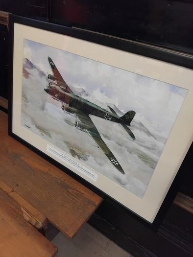 WW2 Plane Crashed in Kerry framed print