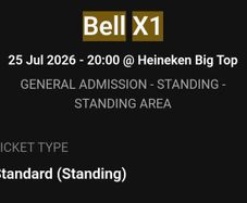 2 BellX1 Tickets Galway Arts Festival