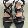 New look black heeled sandals Image 2