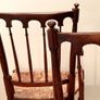 Pair of Edwardian Banister Back Chairs - Stunning! Image 3