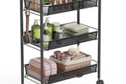 Brand New WELDUN Kitchen Trolley with 3 Tiers, Metal Shelf on Wheels with Handle.