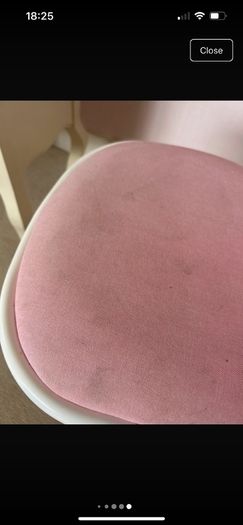 Kids ikea Orfjall pink office swivel chair