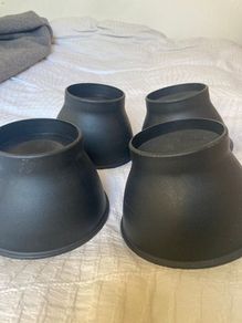 Elephant Feet Furniture Raisers (9cm, black)