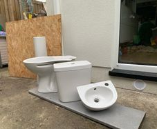 toilet and sink