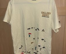 Cream T-shirt Gallery Dept Tokyo Japan size large