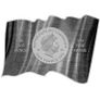 2023 Cameroon 1 Oz Silver Colored Shaped Coin Waving American Flag. Prooflike Image 3