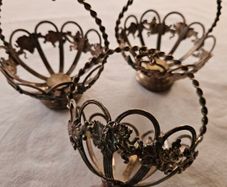 Antique decorative baskets