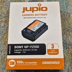 Brand New Jupio NP-FZ100 Battery for Sony (Unused)