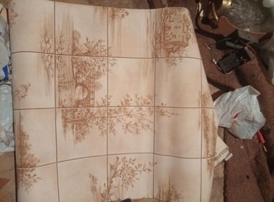 7.5 Rolls of Vintage 70s/80s Wallpaper. Attic Stock Job Lot