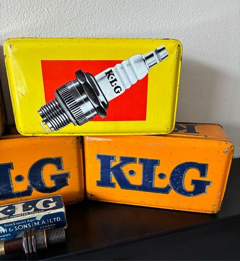 Vintage KLG Spark Plug Advertising Collection