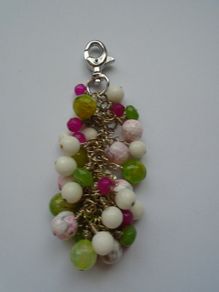 Handmade bag charm, Gift, Bag charm