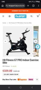 G7 Pro exercise bike