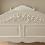 Double Bed Frame 4ft 6 White French Style Image 4