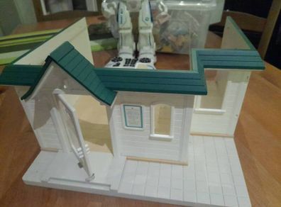 sylvanian Dr surgery and dolls.