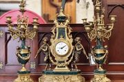Three Piece Clock &amp; Candelabra Set KAS1370