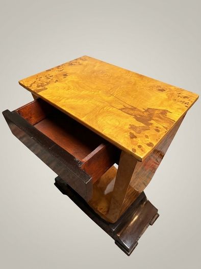 Pair of Architectural Art Deco Style Bedside Lockers / Nightstands