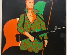 Original 1981 Irish Republican Poster - Vintage Block Mount