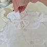Christening Romper with waistcoat and dicky bow Image 3