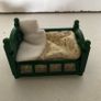 Rare Vintage Sylvanian Families Green Baby Cot Image 6