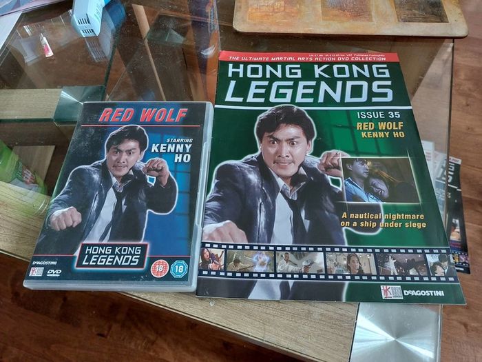 collection of Hong Kong Legend DVDs and magazine