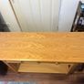 Wooden tv cabinet with matching side table Image 2