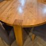 solid oak dining table. Image 5