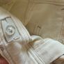 Leigh Tucker Willow Girls Cream/Lemon Wide Leg Jeans (7-8 Years) Image 8
